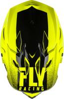 Fly Racing - Fly Racing Default Helmet - 73-9174S - Hi-Vis/Black - Small - Image 3