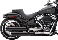 Drag Specialties - Drag Specialties Predator III Seat - Double Diamond - Silver Thread - 0802-1268 - Image 2