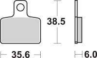 SBS - SBS HF Ceramic Brake Pads - 803HF - Image 2