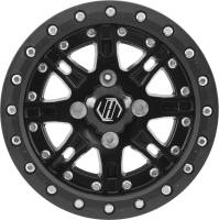 Hiper Wheel - Hiper Wheel Desert Rat Wheel - 14x10 - 5+5 Offset - 4/137 - Black - 1410-KDRBK-55-SBL-B - Image 2