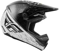Fly Racing - Fly Racing Kinetic K120 Youth Helmet - 73-8623YL - Black/White/Hi-Vis - Large - Image 4