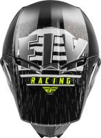 Fly Racing - Fly Racing Kinetic K120 Youth Helmet - 73-8623YL - Black/White/Hi-Vis - Large - Image 3