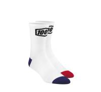 100% - 100% Terrain Socks - 20049-00007 - White - Lg-XL - Image 1