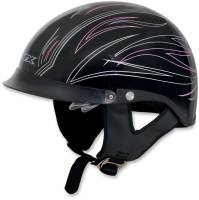 AFX - AFX FX-200 Pinstripe Womens Helmet with Dual Inner Lens Beanie - 0103-0766 - Pink Pinstripe - Large - Image 1