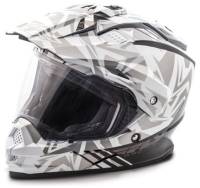 Fly Racing - Fly Racing Trekker Nova Helmet - 73-7016X - White/Gray - X-Large - Image 1