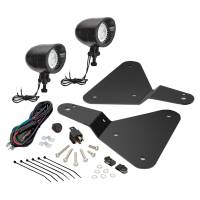 Show Chrome - Show Chrome Lower Auxiliary LED Light - Black Satin - 41-301LBK - Image 1