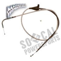 Magnum - Magnum Alternative Length Polished Stainless Braided Idle Cable - 50 3/16in. - 54326 - Image 2