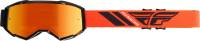 Fly Racing - Fly Racing Zone Youth Goggles - 37-5163 - Black/Orange / Orange Mirror/Smoke Lens - OSFM - Image 1