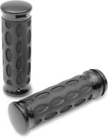 Drag Specialties - Drag Specialties Custom Rubber Grips - Black - 0630-0775 - Image 1
