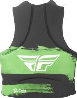Fly Racing - Fly Racing Neoprene Floatation Vest - 142424-400-030-18 - Black/Green - Medium - Image 2