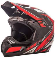 G-Max - G-Max MX46 Uncle Youth Helmet - G3467201 TC-1 - Black/Red - Medium - Image 1