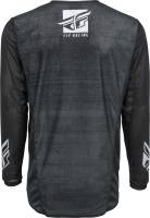 Fly Racing - Fly Racing Kinetic Mesh Noiz Youth Jersey - 373-310YX - Black/White - X-Small - Image 2