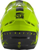 Fly Racing - Fly Racing F2 Carbon MIPS Shield Helmet - 73-4246-7 - Hi-Vis/Black - Large - Image 2