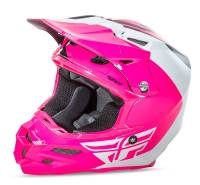 Fly Racing - Fly Racing F2 Carbon Pure Helmet - 73-4129M - Pink/White/Black - Medium - Image 1