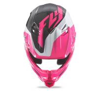 Fly Racing - Fly Racing F2 Carbon Pure Helmet - 73-4129M - Pink/White/Black - Medium - Image 3