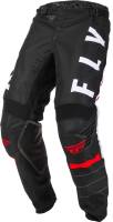 Fly Racing - Fly Racing Kinetic K120 Youth Pants - 373-43318 - Black/White/Red - 18 - Image 4