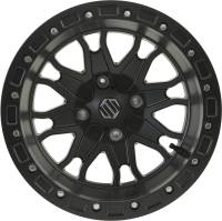 Hiper Wheel - Hiper Wheel Raptor Wheel - 15x10 - 4+4 Offset - 4/156 - Matte Black - 1510-PFSBK-55-SBL-B - Image 2
