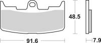 SBS - SBS Carbon Tech High Performance Brake Pads - 795H.CT - Image 2