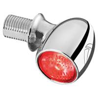 Kuryakyn - Kuryakyn Atto Rear Marker Light by Kellermann - Clear Lens/Red/Red LED/Chrome Housing - 2522 - Image 1