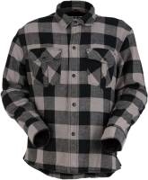 Z1R - Z1R The Duke Flannel Shirt - 3040-2545 - Gray/Black - Small - Image 1