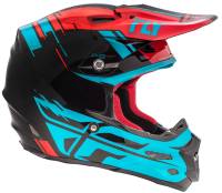 Fly Racing - Fly Racing F2 Carbon Forge MIPS Helmet - 73-4232-5-S - Red/Blue/Black - Small - Image 2
