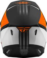 Fly Racing - Fly Racing Kinetic Cold Weather Helmet - 73-4943L - Orange/Black/White - Large - Image 2