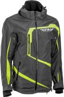 Fly Racing - Fly Racing Carbon Jacket - 470-4046L - Gray/Hi-Viz - Large - Image 1