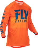 Fly Racing - Fly Racing Lite Hydrogen Jersey - 372-728L - Orange/Navy - Large - Image 1