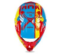 Fly Racing - Fly Racing F2 Carbon Pro Cross Helmet - 73-49272X - Red/Blue/Yellow - 2XL - Image 3