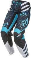 Fly Racing - Fly Racing Kinetic Womens Race Pants - 371-63109 - Blue/Black - 11/12 - Image 2