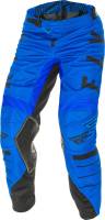 Fly Racing - Fly Racing Kinetic Mesh Youth Pants - 374-32022 - Black/Blue - 22 - Image 4