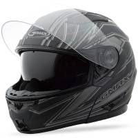 G-Max - G-Max GM64 Derk Helmet - G1640395 F.TC-12 - Derk Flat Black/Silver - Medium - Image 1