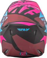 Fly Racing - Fly Racing Elite Guild Helmet  - 73-8609-9-2X - Matte Neon Pink/Blue/Black - 2XL - Image 2