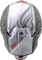 Fly Racing - Fly Racing Toxin Resin Helmet - 73-8520-6-M - Matte White/Gray - Medium - Image 4
