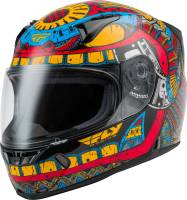 Fly Racing - Fly Racing Revolt FS Codex Helmet - 73-8375XS - Red/Blue/Yellow - X-Small - Image 1