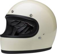 Biltwell Inc. - Biltwell Inc. Gringo Solid Helmet - 1002-102-101 - Gloss Vintage White - X-Small - Image 1