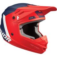 Thor - Thor Sector Chev Youth Helmet - 0111-1472 - Red/Navy - Small - Image 1