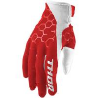 Thor - Thor Draft Gloves - 3330-3919 - Red/White - Small - Image 1