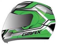 G-Max - G-Max GM44S Glacier Helmet - XF-3-72-6084XS - Green/Silver/Black - X-Small - Image 1