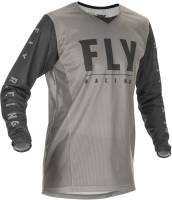 Fly Racing - Fly Racing Kinetic Mesh Youth Jersey - 374-316YL - Light Gray/Dark Gray - Large - Image 1