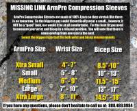 Missing Link - Missing Link Armpro Sleeves - APBKES - Solid Black - X-Small - Image 2