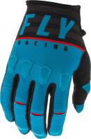 Fly Racing - Fly Racing Kinetic K120 Youth Gloves - 373-41904 - Blue/Black/Red - 04 - Image 1