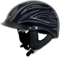 AFX - AFX FX-200 Pinstripe Helmet with Dual Inner Lens Beanie - 0103-0752 - Silver Pinstripe - Small - Image 1