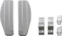 Thrashin Supply Company - Thrashin Supply Company Mini Driver Floorboards - Raw Aluminum - TSC-2030-0 - Image 1