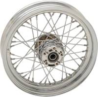Drag Specialties - Drag Specialties Laced 40 Spoke Rear Wheel - 16x3 - Chrome - 0204-0524 - Image 2