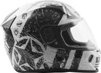Fly Racing - Fly Racing Revolt FS Liberator Helmet - 73-8371-1 - Gloss White/Black - X-Small - Image 4