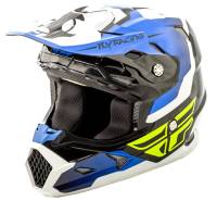 Fly Racing - Fly Racing Toxin Original Helmet - 73-8513XS - Blue/Black/White - X-Small - Image 1