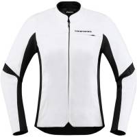 Icon - Icon Overlord Leather Womens Jacket - 2813-0824 - White - Small - Image 1
