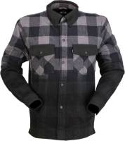 Z1R - Z1R The Duke Flannel Ombre Shirt - 2840-0163 - Gray/Black - 4XL - Image 1