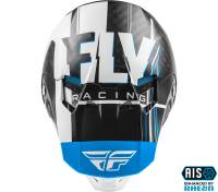 Fly Racing - Fly Racing Formula Vector Helmet - 73-4410M - Blue/White/Black - Medium - Image 3